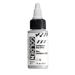 Golden High Flow Acrylic Interference Blue Fine 1oz