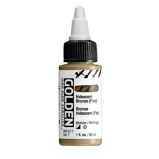 Golden High Flow Acrylic Iridescent Bronze Fine 1oz