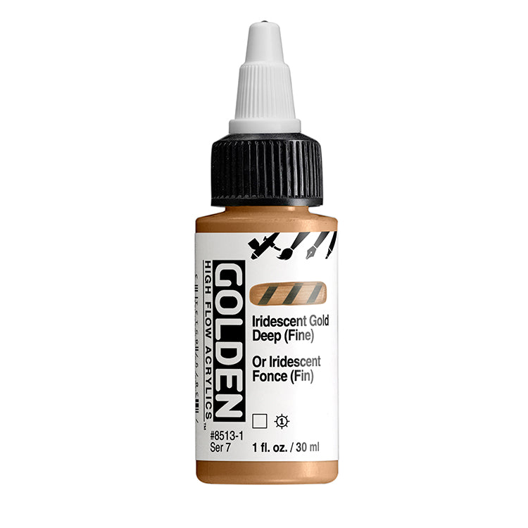 Golden High Flow Acrylic Iridescent Gold Deep Fine 1oz