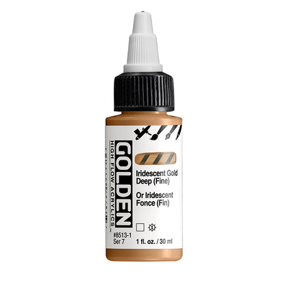 Golden High Flow Acrylic Iridescent Gold Deep Fine 1oz