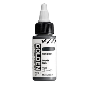 Golden High Flow Acrylic Mars Black 1oz