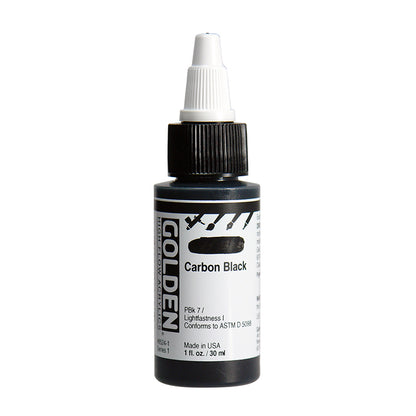Golden High Flow Acrylic Carbon Black 1oz ⚠️