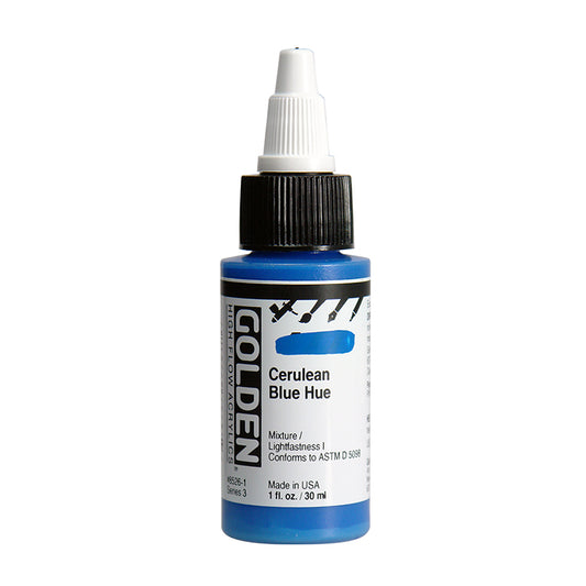 Golden High Flow Acrylic Cerulean Blue Hue 1oz