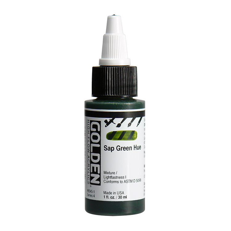 Golden High Flow Acrylic Sap Green 1oz ⚠️