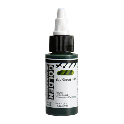 Golden High Flow Acrylic Sap Green 1oz ⚠️
