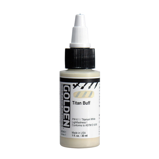 Golden High Flow Acrylic Titanium Buff 1oz
