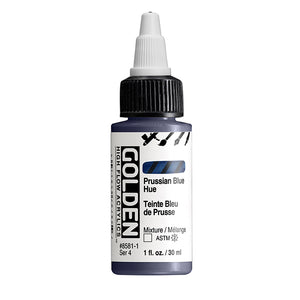 Golden High Flow Acrylic Prussian Blue Hue 1oz