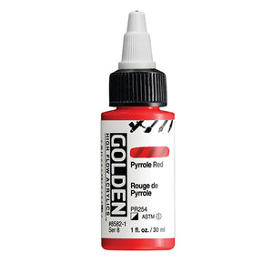 Golden High Flow Acrylic Pyrrole Red 1oz