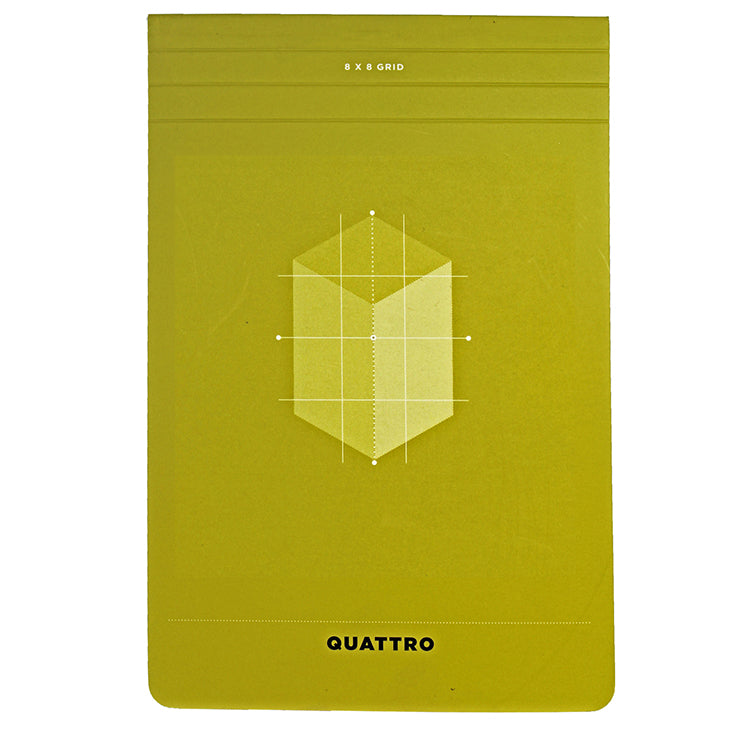 Quattro Journal 3.5x8.25 8x8 Grid Olive