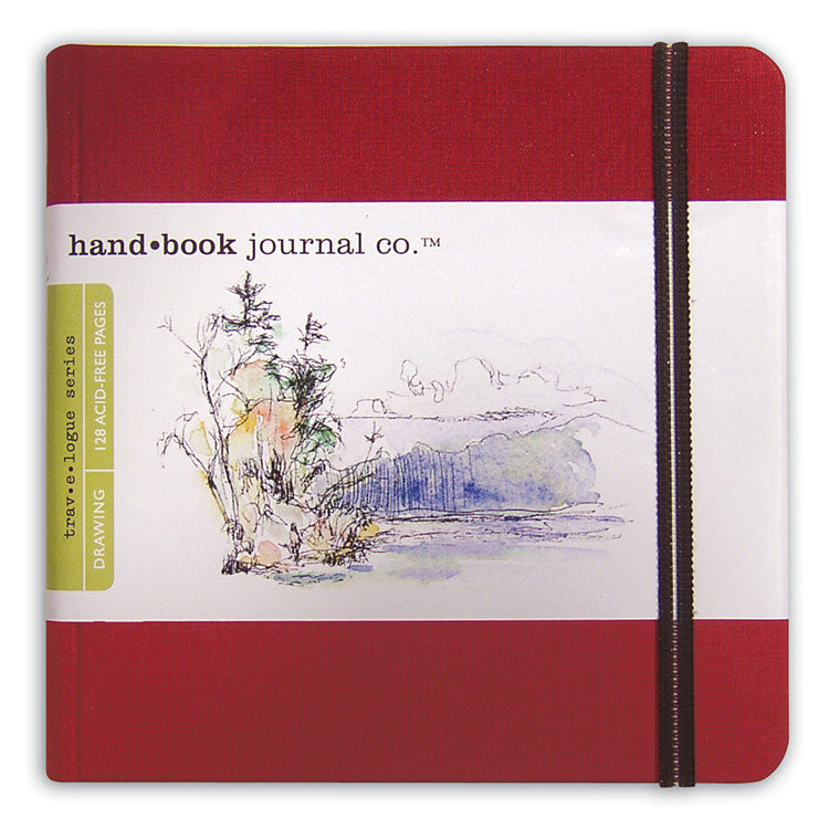Handbook Journal Square 5.5x5.5 Red