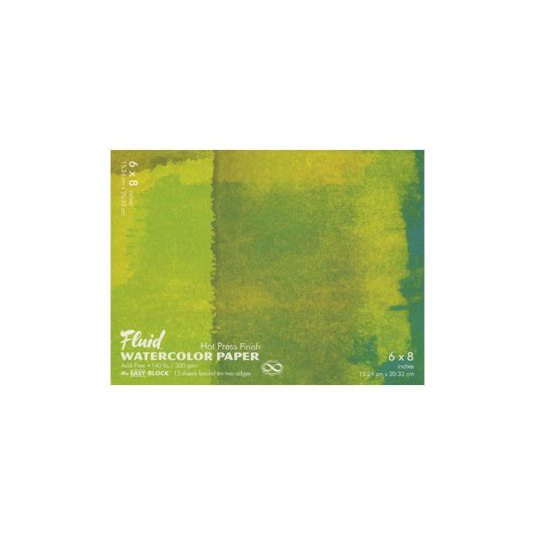 Global Fluid Watercolor Hot Press Easy Block 6x8