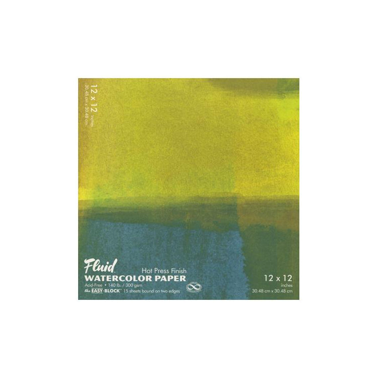 Global Fluid Watercolor Hot Press Easy Block 12x12