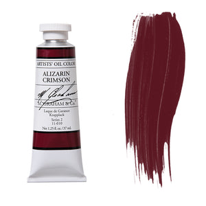 M. Graham Artist Oil Color Alizarin Crimson 1.25oz