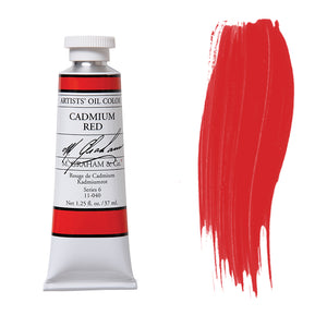M. Graham Artist Oil Color Cadmium Red 1.25oz