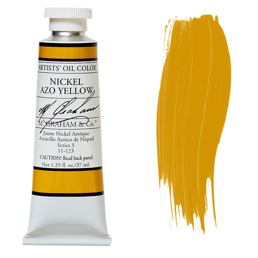 M. Graham Artist Oil Color Nickel Azo Yellow 1.25oz