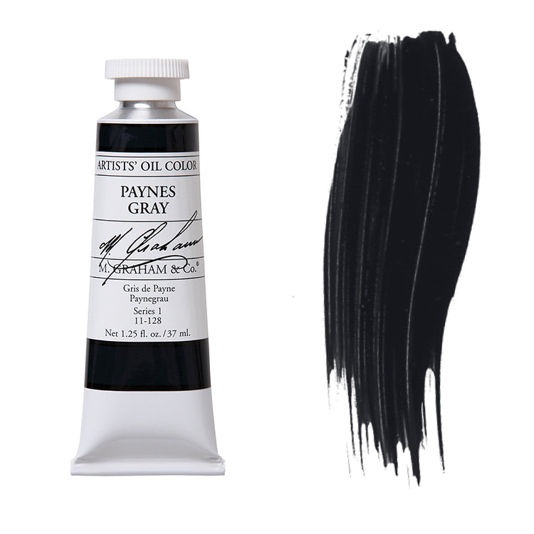 M. Graham Artist Oil Color Paynes Gray 1.25oz