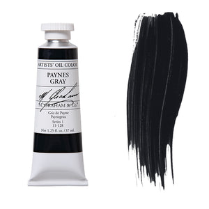 M. Graham Artist Oil Color Paynes Gray 1.25oz