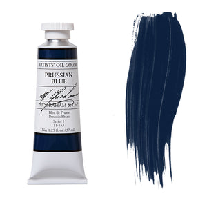 M. Graham Artist Oil Color Prussian Blue 1.25oz
