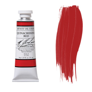 M. Graham Artist Oil Color Quinacridone Red 1.25oz