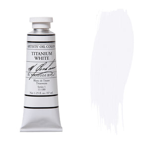 M. Graham Artist Oil Color Titanium White 1.25oz