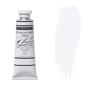 M. Graham Artist Oil Color Titanium White Rapid Dry 1.25oz
