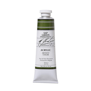 M Graham Artists Acrylic Sap Green 60ml Tube
