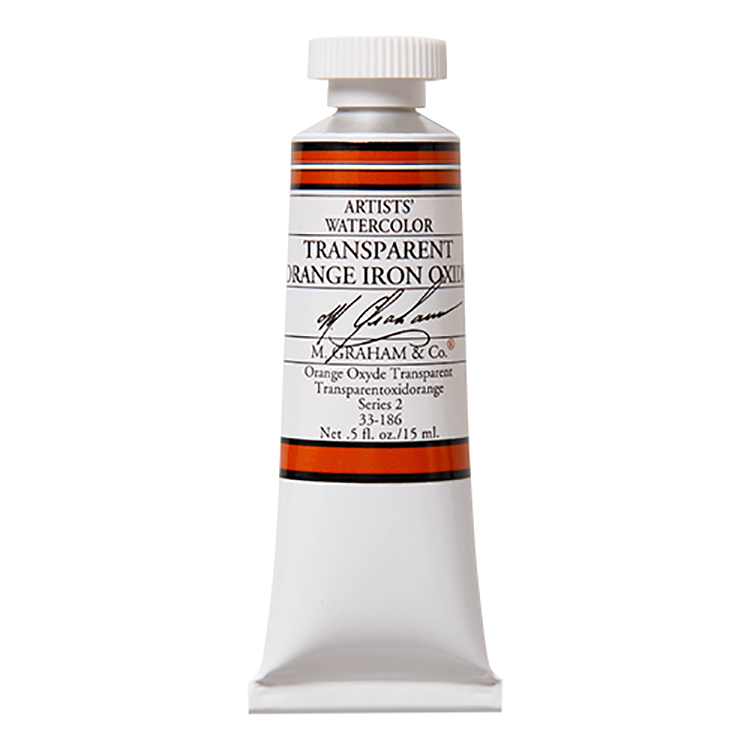 M. Graham Artist Watercolor Transparent Orange Iron Oxide 15ml