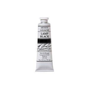M. Graham Artists Gouache 60ml Lamp Black