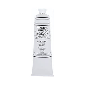 M Graham Artists Acrylic Titanium White 150ml Tube