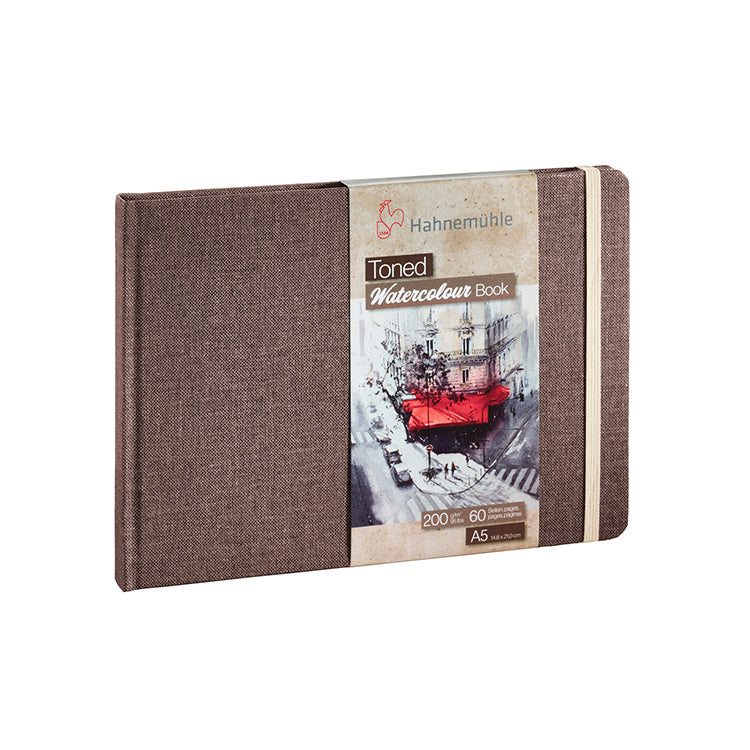 Hahnemuhle Toned Watercolor Book 200gsm Beige A5 Landscape