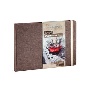 Hahnemuhle Toned Watercolor Book 200gsm Beige A5 Landscape