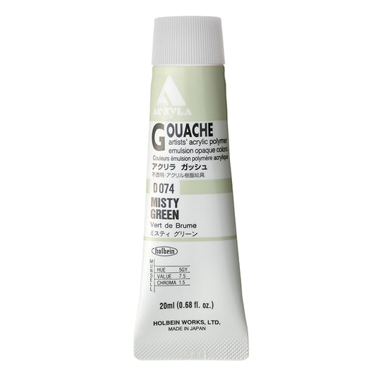 Holbein Acrylic Gouache 20ml Misty Green