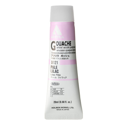 Holbein Acrylic Gouache 20ml Pale Lilac