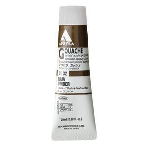 Holbein Acrylic Gouache 20ml Raw Umber