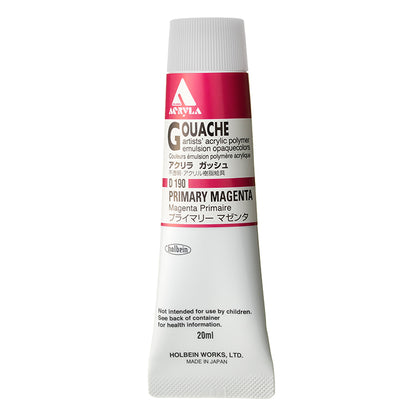 Holbein Acrylic Gouache 20ml Primary Magenta