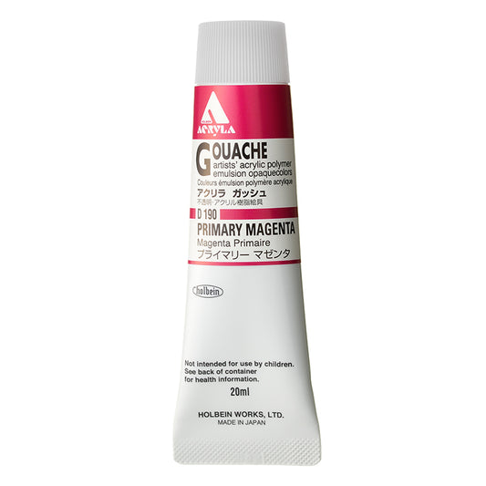 Holbein Acrylic Gouache 20ml Primary Magenta