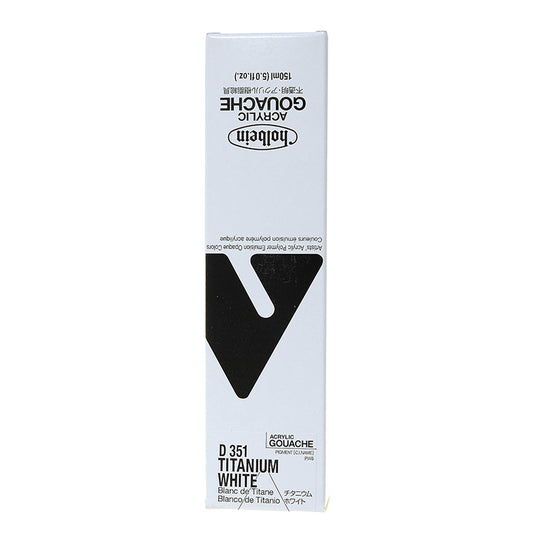 Holbein Acrylic Gouache 150ml Titanium White