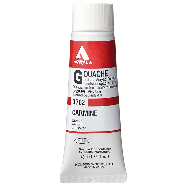 Holbein Acrylic Gouache 40ml Carmine