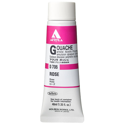 Holbein Acrylic Gouache 40ml Rose