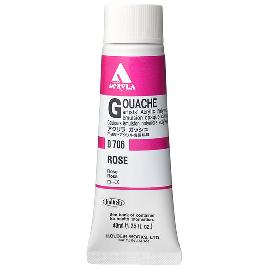Holbein Acrylic Gouache 40ml Rose