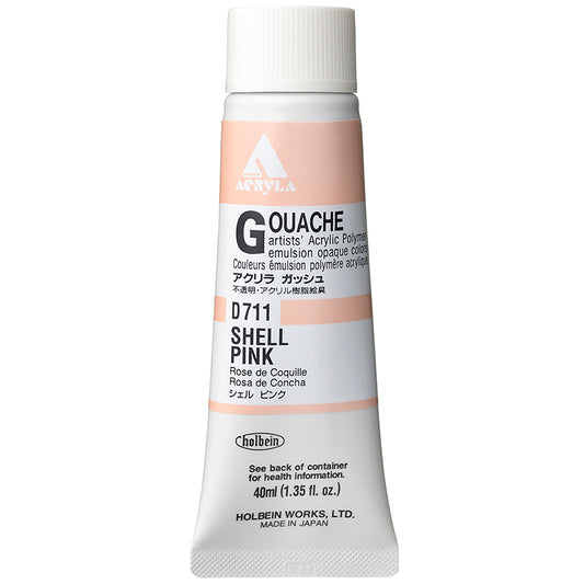 Holbein Acrylic Gouache 40ml Shell Pink