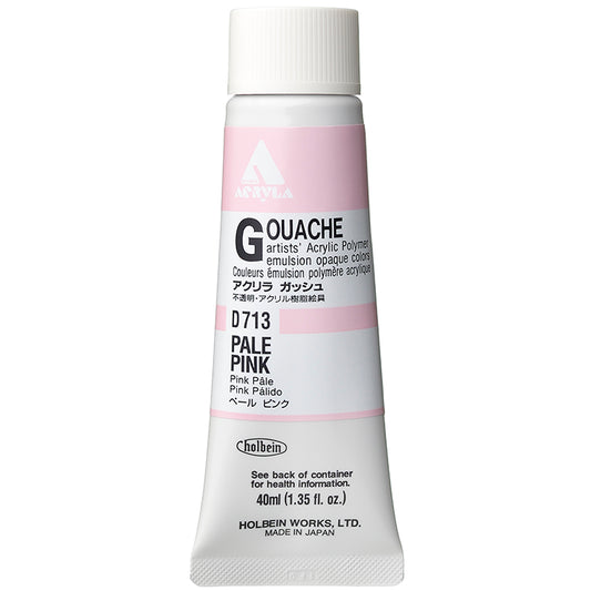 Holbein Acrylic Gouache 40ml Pale Pink