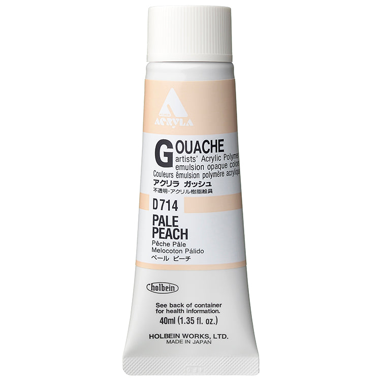 Holbein Acrylic Gouache 40ml Pale Peach
