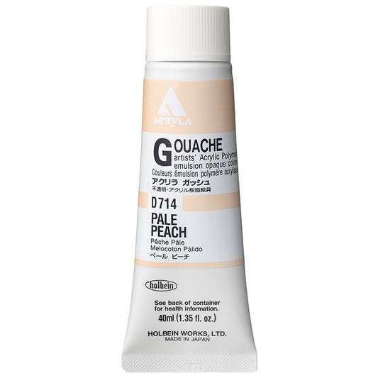 Holbein Acrylic Gouache 40ml Pale Peach