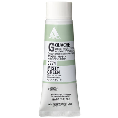 Holbein Acrylic Gouache 40ml Misty Green