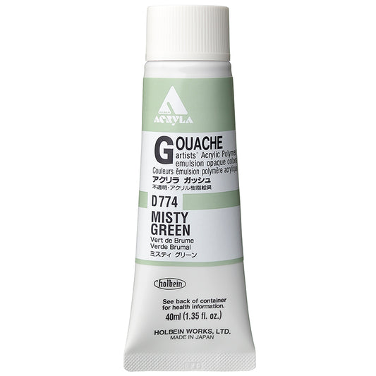 Holbein Acrylic Gouache 40ml Misty Green