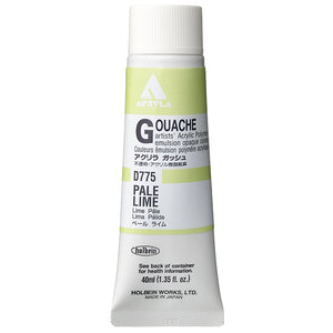 Holbein Acrylic Gouache 40ml Pale Lime