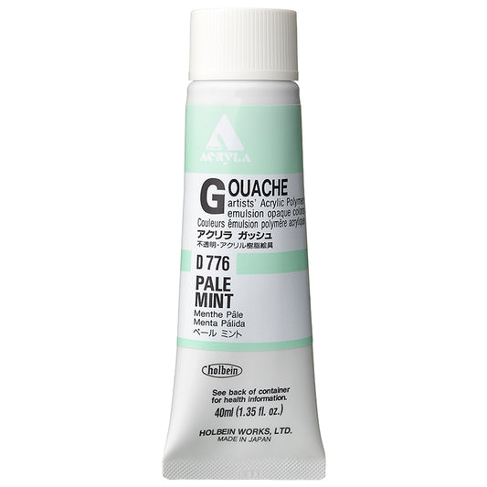 Holbein Acrylic Gouache 40ml Pale Mint