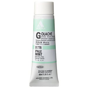 Holbein Acrylic Gouache 40ml Pale Mint