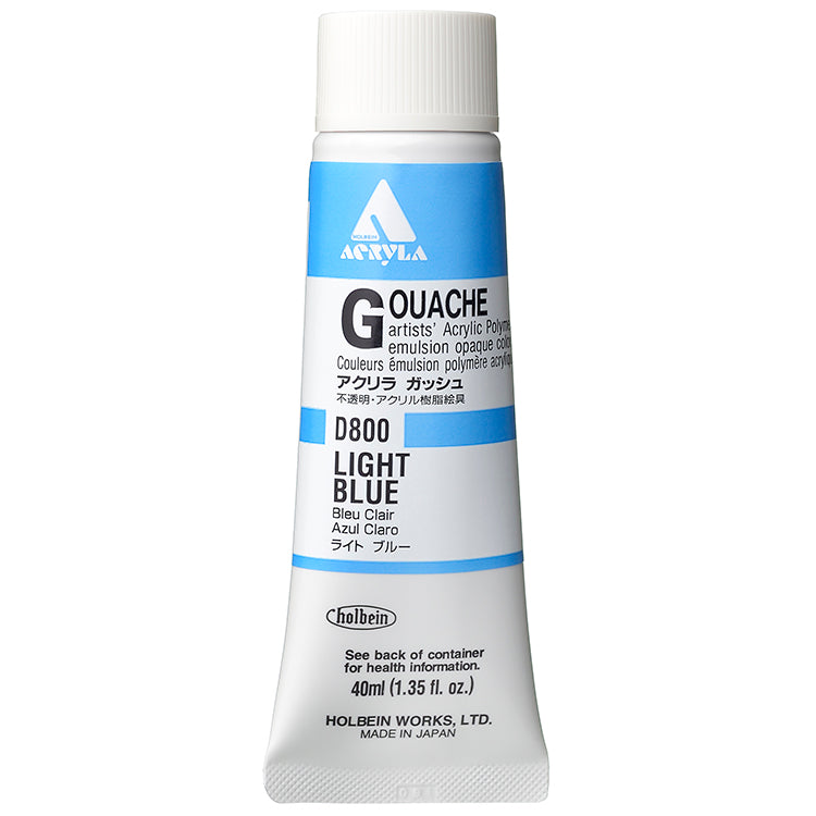 Holbein Acrylic Gouache 40ml Light Blue